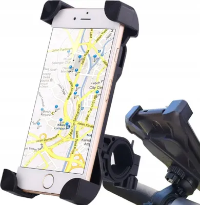 Immagine prodotto di Supporto universale per cellulare da bicicletta Supporto per cellulare Supporto per smartphone da bicicletta compatibile con smartphone Telefoni cellulari fino a 6,5"