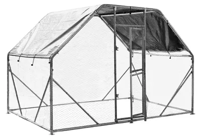XXL Außengehege 2x3x2m mit wasserdichtem Sonnendach