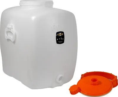 Produktbild von Speidel Kunststofffass 60 Liter Oval Getränkefass Saftfass Gärfass mit Deckel