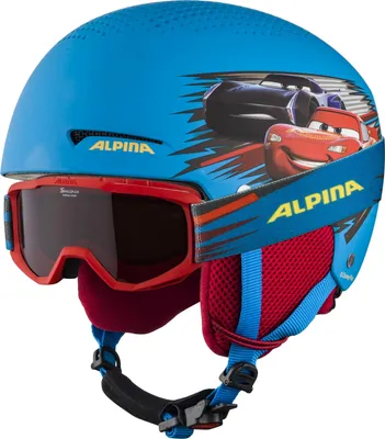 Produktbild von Alpina Zupo Disney Set Kid Ski Helmet Cars Matt M Skihelm