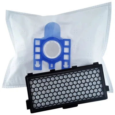 Produktbild von 10 Vlies Staubsaugerbeutel + 1x HEPA Filter passend für Miele S4, S5 EcoLine Staubtüten