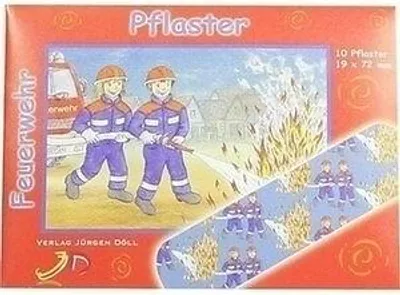 Produktbild von KINDERPFLASTER Feuerwehr Briefchen