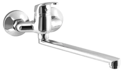 Obrázek produktu pro AQUALINE 35 nástěnná baterie k vaně, rozteč 100 mm, plochý výtok 220 mm, chrom