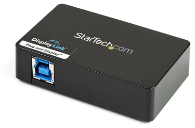 Produktbild von StarTech.com USB 3.0 auf HDMI / DVI Adapter - Max. Bildauflösung 2048x1152 - Externe Video und Grafikkarte - Adapter für zwei Erweiterte Monitore - Unterstützt ChromeOS, Mac & Windows, 3.2 Gen 1 (3.1 Gen 1), USB Typ-B, DVI-Ausgang, HDMI-Ausgang, 2048 x 1152 Pixel