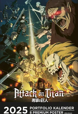 Produktbild von Attack on Titan Kalender 2025
