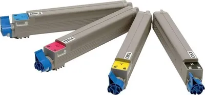 Image de Toner OKI 43112702 C9600 (4) CYAN/ MAGENTA/ JAUNE/ NOIR