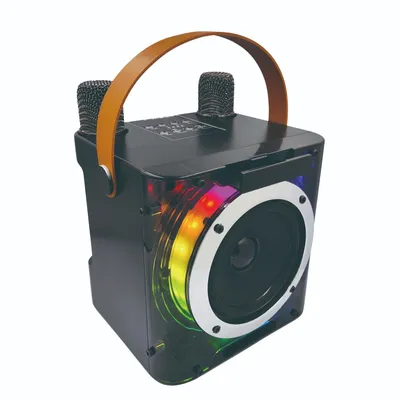 Zdjęcie produktu dla maszyna do karaoke, mini maszyna do karaoke, bezprzewodowy głośnik z mikrofonem, głośnik z mikrofonem, głośnik do karaoke, bezprzewodowy zestaw mikrofonu i głośnika, przenośny głośnik BT