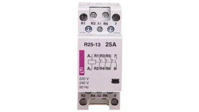 Immagine prodotto di Contattore modulare 25A 230V AC 1NO 3NC R 25-13 230V 002462330