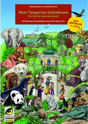 Zdjęcie produktu dla Tiergarten Schönbrunn Kinderbuch: Treiben der Tiere und Besucher im Schlosspark