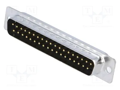 Obrázek produktu pro 1x samice D-Sub, pin: 37, pro kabely, konektor, pájení, typ MHDM37SP, D-Sub konektor