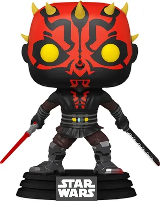 Produktbild von Funko Pop! Star Wars: Clone Wars - Darth Maul With Darksaber And Lightsaber #450