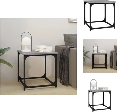 Produktbild von vidaXL Beistelltisch Grau Sonoma 40x40x40 cm Holzwerkstoff -  Couchtische