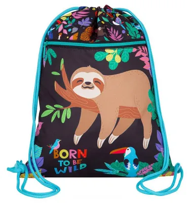 Produktbild von Colorino F070653, Turnbeutel VERT WILDKID, Multicolor