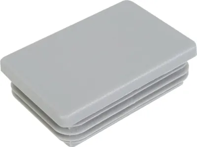 Produktbild von ALBERTS Pfostenkappe für Vierkant-Metallpfosten, Kunststoff, grau, 60x40 mm