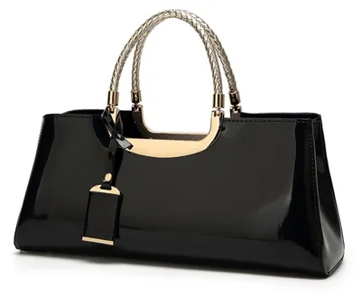 Produktbild von Damen Clutch Handtasche mit Schulterriemen aus Polyurethan