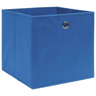 Immagine prodotto di Contenitori 4 pz in Tessuto non Tessuto 28x28x28 cm Blu