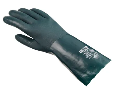 Produktbild von teXXor® topline Chemikalienschutz-Handschuhe PVC GRÜN 9, grün
