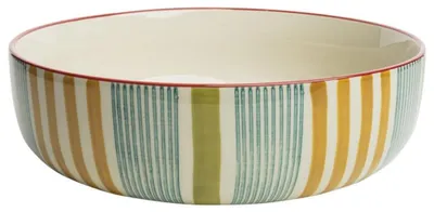 Produktbild von Handgemachte Saladenschüssel - 30 x 30 x 10 cm - 4000 ml - Steingut