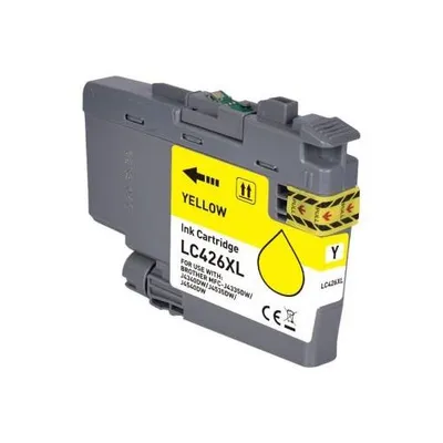 Image de Cartouche d'encre compatible avec Brother LC-426 XL-Y Jaune, LC426XLY pour MFC-J4335 DW, MFC-J4335 DWXL, MFC-J4340 DW, MFC-J4540 DWXL, MFC-J4540 DW