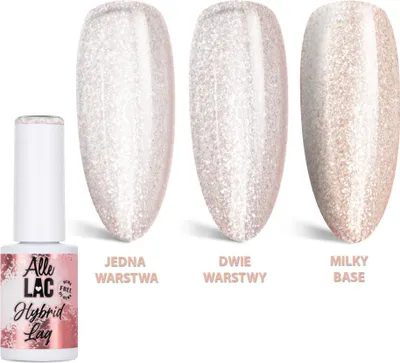 Immagine prodotto di Smalto gel LED/UV Nude Star Glitter AlleLac senza HEMA/Di-HEMA 6 g