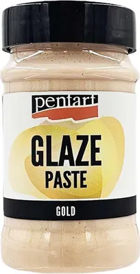Produktbild von Glaze PASTE Glasurpaste Gold100ml - PENTART