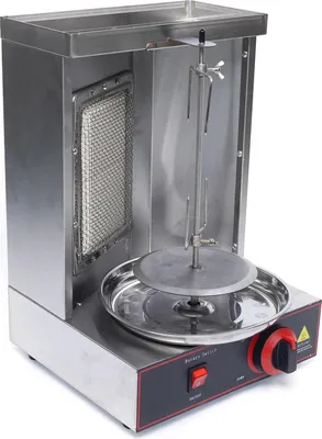 Obrázek produktu pro Nerezový plynový gril – stolní gril infračervený – 2000 W – 1 hořák – rovnoměrné teplo 360° – obdélníkový – stříbrný