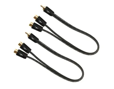 Zdjęcie produktu dla 2x kabel Y-Cinch Cosmic 0,3 m wtyczka do 2 gniazdek