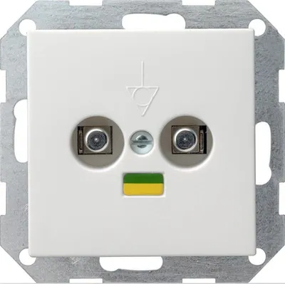 Produktbild von Giersiepen Potenzialausgleichsdose 2fach System 55 Reinweiß für Medizingeräte