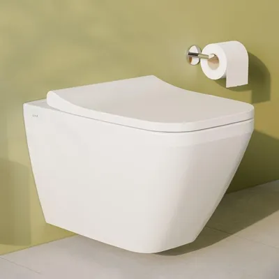 Obrázok produktu pre VitrA M-Line, závesné WC s hlbokým splachovaním, 54 cm, bez okrajov, hranatý dizajn