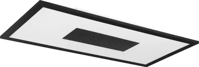 Produktbild von MARMORATA Wand-/Deckenleuchte Lampe Beleuchtung - L59,5 x B29,5 cm - schwarz, weiß - 17W;9W inkl. - IP20