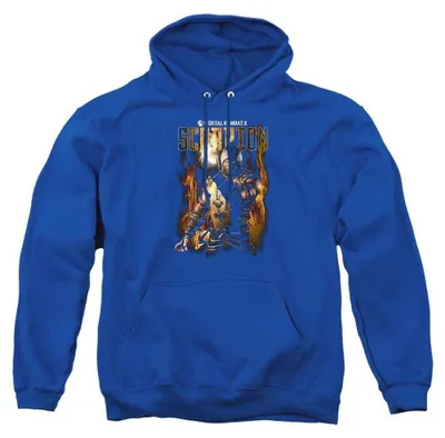 Immagine prodotto di Felpa con cappuccio Mortal Kombat, unisex, modello TV38078 (taglia S), colore blu reale, Immagine generata dall'IA