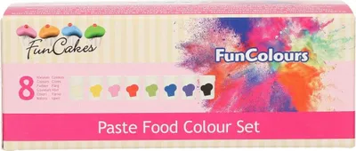 Produktbild von FunCakes FunColours Pastenfarben Set 8-teilig 8 x 30 g