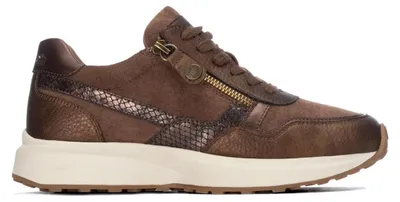 Image de REFRESH - Baskets de sport pour femmes, couleur taupe - Chaussures confortables et polyvalentes - Cas