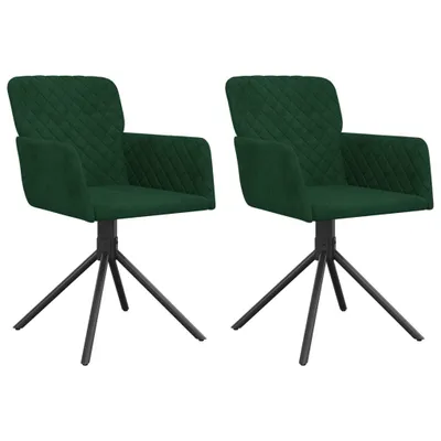 Produktbild von "WINTER SALE"Esszimmerstühle 2er Sets, Küchenstühle - multifunktional& Moderne - Drehbar Dunkelgrün Samt - Wohnzimmerstuhl NEU8898701