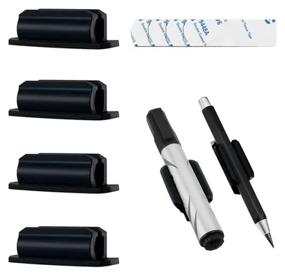 Produktbild von 4 selbstklebende Silikon-Stifthalter für Wand und Schreibtisch