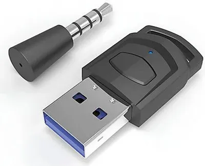 Produktbild von AIORBER Bluetooth-Adapter, PS4/PS5, Audio-Transmitter & Empfänger Kompatibel mit PC, PS4 Bluetooth-USB-Adapter, Breite Kompatibilität, Schwarz