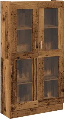 Obrázek produktu pro vidaXL Highboard old wood look 82,5x30,5x150 cm materiál na bázi dřeva