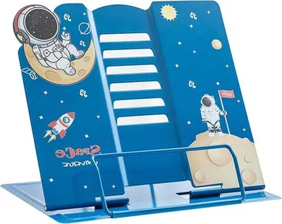 Immagine prodotto di Leggio multiuso in metallo con supporto per libri e seduta per bambini