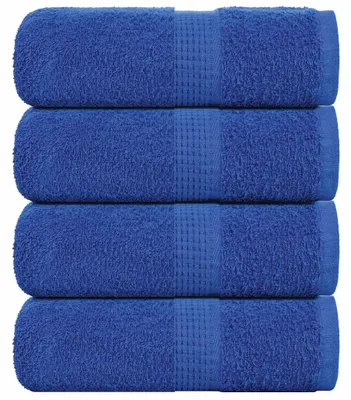 Image de vidaXL Lingettes FROGN, lot de 4, bleu, 30 x 30 cm, 360 g/m²