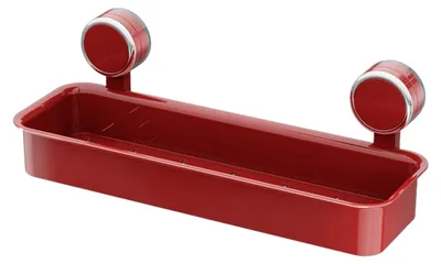 Produktbild von Aufbewahrungsregal mit Saugnapf, bohrfreies Design, hohe Tragfähigkeit, rutschfester Wandorganizer für Bad und Küche