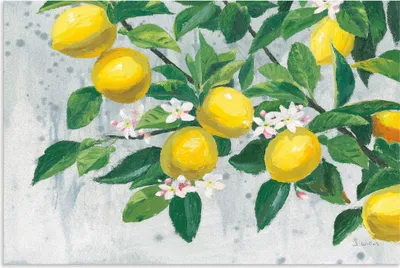 Produktbild von ARTland Wandbild Alu für Innen & Outdoor Zesty Lemons Größe: 100x70 cm