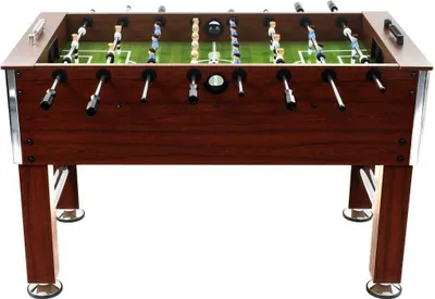 Immagine prodotto di vidaXL Tavolo da calcio balilla in acciaio 60 kg 140 x 74,5 x 87,5 cm Marrone