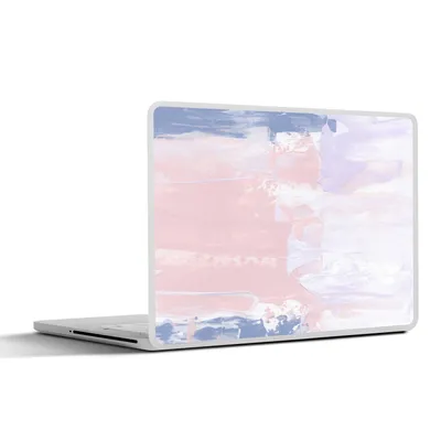 Produktbild von MuchoWow® Laptop Aufkleber Sticker Cover Pastell - Gestaltung - Farbe 31x22.5 cm - Laptop-Deko