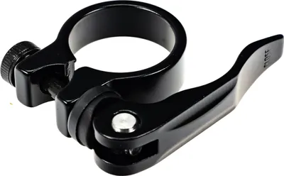 Produktbild von Alu Fahrrad Sattel Klemme Schnellspanner 31,8 mm schwarz Klemmring saddle clamp