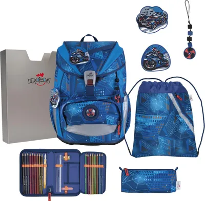 Produktbild von DerDieDas ErgoFlex Light Turbo Speed Schulrucksack Set 5tlg.