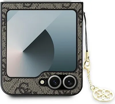 Produktbild von Guess, Schutzhülle 4G Charm f. Samsung Galaxy Z Flip 6, Braun