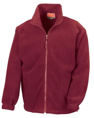 Produktbild von Herren-Fleecejacke - Result POLARTHERM FLEECE JCK - burgundy - Größe S