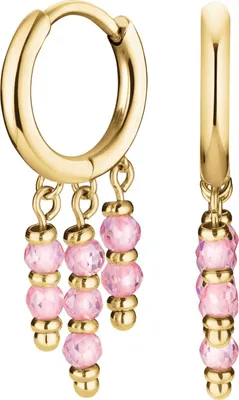 Productafbeelding van Decoratieve vergulde ringen met hangers, model JEPHG-J815