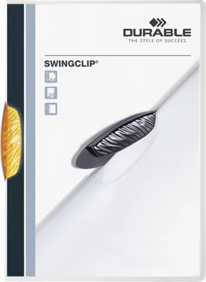 Produktbild von DURABLE Klemmmappe SWINGCLIP® 30 A4 transparent 25 ST 226009