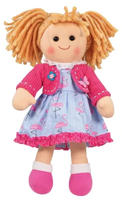 Obrázok produktu pre Bigjigs Toys Látková panenka Maggie 34cm
